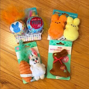 PEEPS Easter Jingle Bell & Plain Bunnies. Easter Bunny & bunny w/carrot